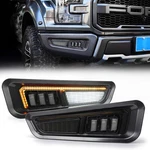 Raptor Fog Lights With Sequential Amber Turn Signal Drl Bumper Driving. Fixed Price $254.99.