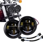 Fits For Harley Fxdf Dyna Fat Bob Led Lamp 2008-2017 Drls. Fixed Price $96.00.