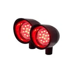 Lazer Star Vizor Light (black) - Motorcycle Directional / Turn Signal Free. Fixed Price $119.95.