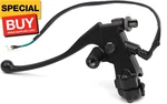 Motorcycle Levers 7/8" Universal Black Left Brake With M10 Mirror Mount. Fixed Price $18.46.