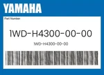 Yamaha Genuine 1WD-H4300-00-00. Fixed Price $188.79.