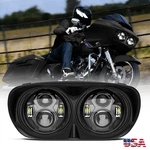 Brightest 5.75 Dual Headlight Hi/lo Sealed Headlamp For Road Glide 1998-2013. Fixed Price $97.99.