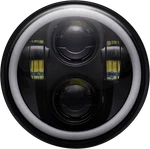 Custom Dynamics PG-575-B Proglow Led Headlamp With Color Changing Halo Black. Fixed Price $239.95.