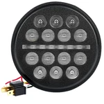 5.75" 5-3/4'' Round Black Led Headlight High Low Beam Drl For Harley Dyna Xl. Fixed Price $119.99.