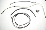 03 04 Kawasaki Ninja ZX6R Front Rear Caliper Hoses Lines W/ Handbrake. Fixed Price $89.00.
