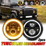 320W For Land Rover Defender 90 & 110 Pair 7" Round Led Headlight Drl Hi/lo Beam. Fixed Price $45.49.