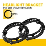 2X Round 7INCH Led Headlight Mounting Bracket Adapter For Harley Touring. Fixed Price $35.14.