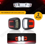 For 1988-2000 Chevy C/k 1500 2500 3500 Red & White Led License Plate Lights Lamp. Fixed Price $16.82.