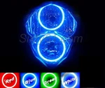 Kawasaki Z1000 Headlight Halo 2003-2006 Angel Eye Demon Led Plasma Cob Dual. Fixed Price $79.00.