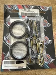 Custom Dynamics Led Wrap-around Fork Turn Signals 49MM Black Clear Harley A1. Fixed Price $198.00.