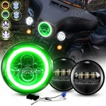 7" Led Headlight & Passing Lamps For Harley-davidson Electra Glide Ultra Classic. Fixed Price $60.99.