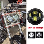 4.65 Inch Led Headlight Twin Dual Projector For Harley Dyna Fat Bob Fxdf. Fixed Price $79.00.