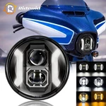 150W 7" Led Headlight Drl Turn For Harley Davidson Softail Custom/ Deluxe. Fixed Price $50.99.