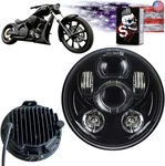 Slk-lights 5 3/4 Inch Led Motorcycle Headlight Black Daymaker Plug And Play. Fixed Price $312.65.