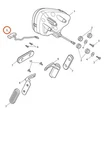 Triumph T2701254 - Genuine Oem Led Registration Plate Light Assembly. Fixed Price $32.74.