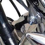 Headwinds Headlight Mount Chrome '88-'06 Flsts/fxsts 1-0004-2CA. Fixed Price $89.63.