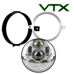 Honda Vtx 1300 Chrome Daymaker Led Headlight And Bracket Scratch Scuff. Fixed Price $89.95.