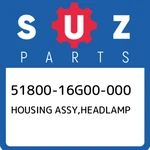 51800-16G00-000 Suzuki Housing Assy,headlamp 5180016G00000, New Genuine Oem Part. Fixed Price $244.14.