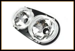 Ca Headlight Fit Harley Davidson 1998-2013 Fltr Road Glide Front Clear. Fixed Price $49.38.