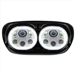 Hogworkz Chrome 5.75 In. Dual Halomaker Led Headlight - HW195025. Fixed Price $499.98.