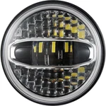 Pathfinder 7" Led Headlight With Chrome Mounting Bracket HD7NWC. Fixed Price $202.40.
