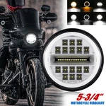 5.75" 3/4" Led Headlight Halo Drl Hi/low Beam Lamp For Indian Scout Bobber. Fixed Price $31.99.