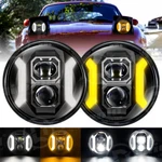 For Mazda Miata Na MX5 Mizer RX-7 7INCH Led Headlights Hi Low Beam Halo Drl. Fixed Price $80.99.