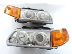 1990-1991 Honda Crx Sir Cr-x Projector Led Headlights Left+right Amber Corner. Fixed Price $270.00.
