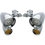 Headwinds Vampire Side-mount Led Spotlights With Turn Signal Chrome Motorcycle. Fixed Price $520.78.