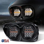 For 1998-2013 Harley Touring Road Glide 2026 Newest Led 5.75" Dual Headlight. Fixed Price $195.99.