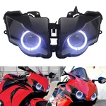 Front Headlight Assembly Headlamp W/white Angel Eye Fit For Honda CBR1000RR 2008. Fixed Price $279.99.