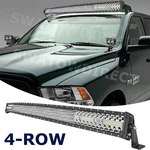 For Dodge Ram 1500 2500 3500 Roof 54" Curved Led Light Bar 4-ROW Combo Offroad. Fixed Price $98.59.