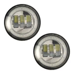Enrock Halo Led Cree IP67 Waterproof 4.5" Harley Davidson Fog Lamps (silver). Fixed Price $55.99.