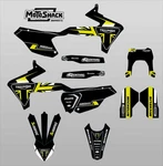 In Stock - Triumph 250E Graphics Kit Stickers TF450E Enduro Yellow White. Fixed Price $132.61.