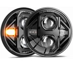 Mgllight New Black 7 Inch Led Headlights, Z-beam, Fits Wrangler Jk Tj Lj. Fixed Price $83.99.