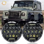 Pair 7" Headlights Projector Hi/lo Sealed For Land Rover Defender Rhd 90 110. Fixed Price $45.99.