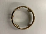 Suzuki VS700 VS750 VS800 VS1400 Intruder Oem Gold Headlight Rim 99000-69609 Nos. Fixed Price $25.00.