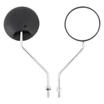 Black Round Mirror For Honda Na Nc Nq Nx TG50 Express Spree Gyro Elite. Fixed Price $23.65.