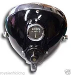 Replica Lucas Head Light Lamp 8" DU142 Bsa Ariel Triumph Enfield. Fixed Price $168.56.