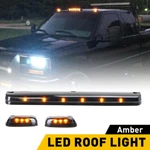 For 07-21 Silverado/sierra 3PCS Smoked Housing Amber Led Cab Roof Running Light. Fixed Price $37.04.