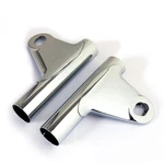 Headlight Fork Ears Covers Chrome Bracket Oem Kawasaki KZ1000 KZ900 Ltd. Fixed Price $127.95.