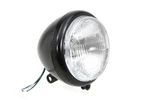 Black 5-3/4 Inch Round Headlamp Assembly Teardrop Style For Harley-davidson. Fixed Price $77.99.