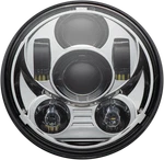 Custom Dynamics CD-575-C 5.75" Led Headlamp Chrome. Fixed Price $219.95.