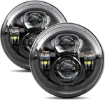 7-INCHES Led Headlights H6024 Round Non-halo Compatible With Jeep Wrangler Tj.... Fixed Price $178.99.