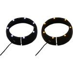 Custom Dynamics CDTB-45TR-2B Passing Lamp Trim Rings White Drl, Black. Fixed Price $76.99.