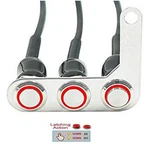 Stainless Steel Led Light Motorcycle Switch On-off Handlebar Adjustable Mount. Fixed Price $22.31.