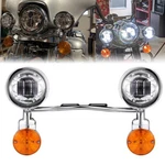 Led Passing Turn Signals Light Bar For Kawasaki Vulcan Vn 900 1500 1600 1700. Fixed Price $169.99.