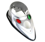 Raw "v" Style "cat-eye" Dash Cover 1939 1942 Harley Big Twin, Wla, 45, Servi. Fixed Price $108.00.