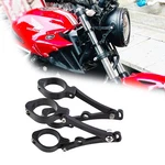 Motorcycle Headlight Bracket 55-59MM Black Headlamp Cnc Fork Tube Side Mount .... Fixed Price $57.81.