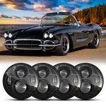4PCS 5-3/4" 5.75" Round Led Headlights Hi/low Beam For Chevy Corvette 1962-1982. Fixed Price $115.99.